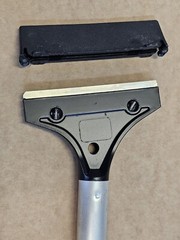Impact Long Handled Scraper 48 in. 4 inch Width Black/Silver 6 Pack