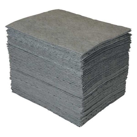 Brady Gp100 Sorbents, 30 Gal, 15 In X 19 In, Universal, Gray, Polypropylene