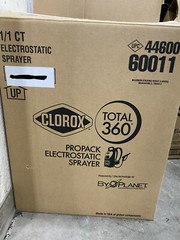 Clorox Total 360 Propack/Backpack Electrostatic Sprayer NEW