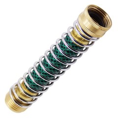 Lifynste Garden Hose Extension Adapter, Kink Protector 0.75 inches, Gold