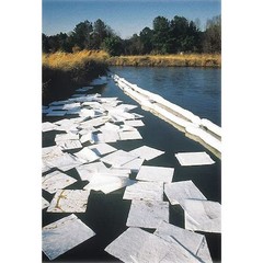 Spilltech-Sorbent Pad, 26 gal, 15 in x 19 in, Oil, White, 100 PK|125795
