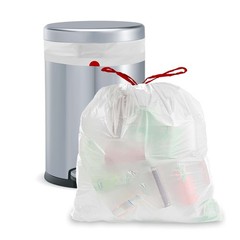 Aluf Plastics Tall Kitchen 13 Gallon Drawstring Trash Bags 0.9 Mil – Bulk 200