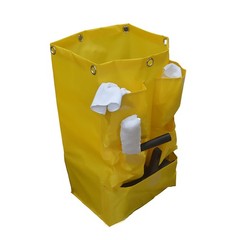 Replacement Janitorial Cart Bag, High Capacity Waterproof Thickened Housekeep…