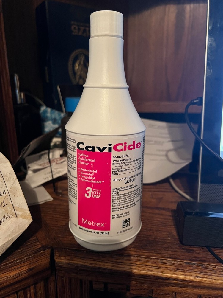 12x Metrex CaviCide 13-1024 Disinfectant Surface Cleaner Spray 24-Oz (EXP-2022)