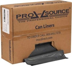 PRO-SOURCE 60 Gal 1.3 mil Heavy-Duty Trash Bag 38″ Wide x 58″ High, Hexene Re…