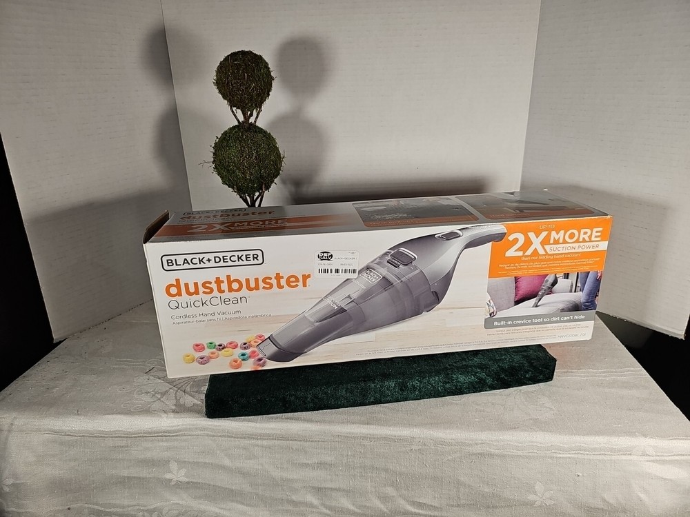 BLACK+DECKER Dustbuster Handheld Vacuum Cordless, Dark Grey (HNVC220BCZ01)