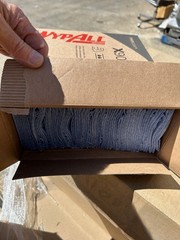 5x 68 wipes per box WypAll 12890 X90 Ultra Duty Cleaning Cloths BLUE 340 Total