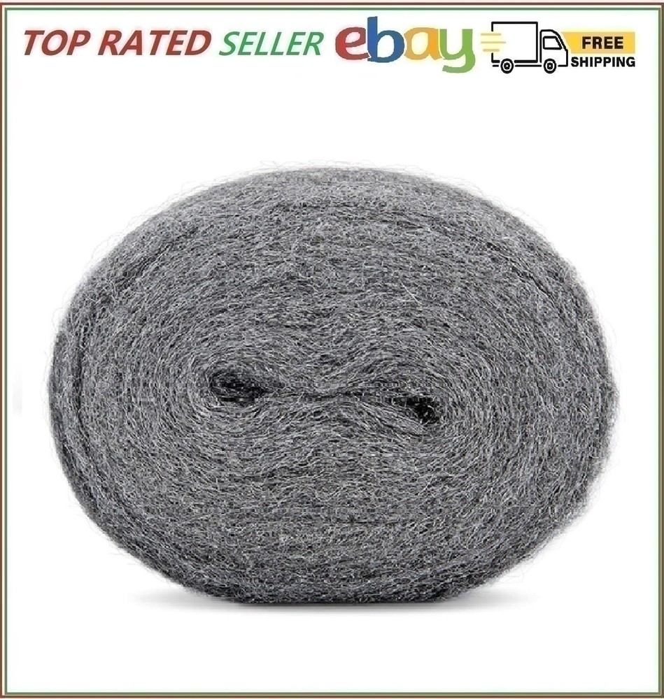 30Ft10oz Steel Wool Roll, Coarse Wire Fabric for Pest Control, Hardware Gap