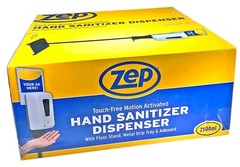 ZEP Hand Sanitizer Dispenser Touch-Free Motion Activated Stand TFHSU-1- 2500PL