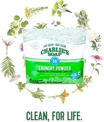 Charlie’s Soap Laundry Powder (50 Loads, 1 Pack) Hypoallergenic Deep…