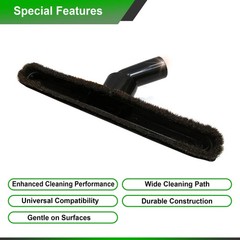 Selgo Universal 1 ¼ Inch (32mm) Black Vacuum Cleaner 1 Brush Only,