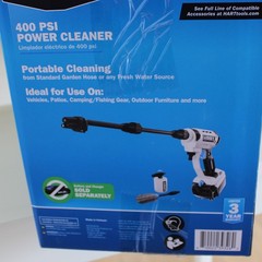 HART 20V Cordless 400 PSI Pressure Washer Power Cleaner (Tool only), NEW