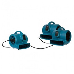 XPOWER Water Damage Restoration-2xDehumidifier,8xAir Movers,2xAir Scrubber-Blue