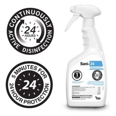 32oz Sani-24 Germicidal Spray Disinfectant Sanitizer Anti-Bacterial Anti-Viral