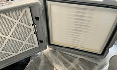 BlueDri HEPA Portable AIR SCRUBBER BD-AS550 Air Shield 550 – Grey BD-AS-550