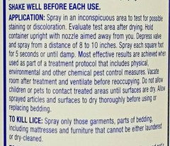 NIX Pronto Plus Household Spray, for Lice Ticks Fleas Dust Mites or Bed Bugs 5oz