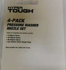 Hyper Tough 4-Pack Pressure Washer Set