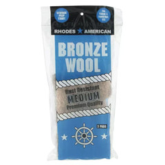 Medium Grade Bronze Wool Pads (3-Pack)