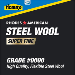 Homax 0000 Super Fine Steel Wool 12 Pack Surface Finishing Pads