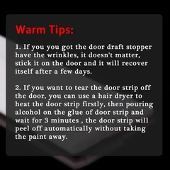 Suptikes 2 Pack Door Draft Stopper，Door Sweep for Exterior & Interior Brown