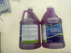 Floor Cleaner Deodorizer Case Of Two 1-Gallon Bottles- Global Industrial