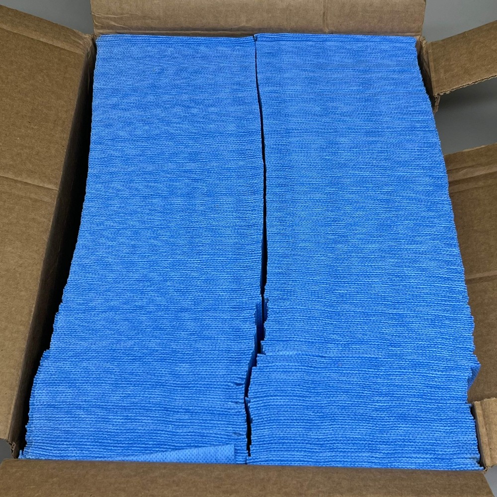 SHORE (500 Wipes) Disposable Foodservice Wipes Sz 7″ x 7″ Blue SM8257