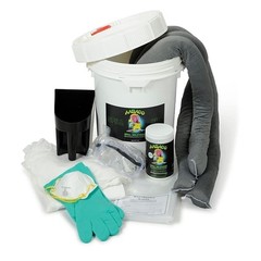 AABACO Universal Spill KIT in Bucket – Spill Clean Up for Water, Oil & More