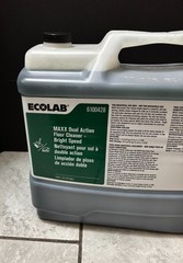 NEW! Ecolab Maxx Dual Action Floor Cleaner Bright Speed- 2.5 Gallon 6100428
