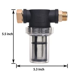JOEJET Garden Hose Filter, Sediment Filter Attachment for Pressure Washer…