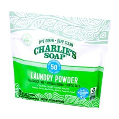 Charlie’s Soap Laundry Powder (50 Loads, 1 20.8 Ounce (Pack of 1), No Color