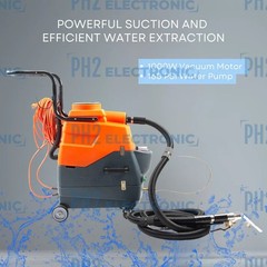 Heated Carpet Cleaning Machine-Dual-Tank Carpet Extractor WITH/60” long wand