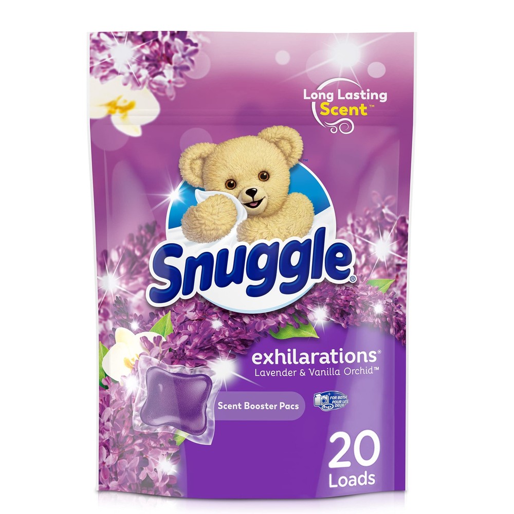 Snuggle Exhilarations In Wash Laundry Scent Booster Pacs Lavender Vanilla