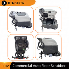 110V Corded Commercial Floor Scrubber Washing Brushing Drying for Hotels & Malls