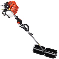24×9″ 52CC 2 STROKE GASOLINE POWERED SNOW SWEEPER DRIVEWAY LAWNS SNOW CLEAN EPA