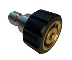 3/8 Quick Connect QC Plug with Female Twist Seal 22mm Threads 15mm Stem