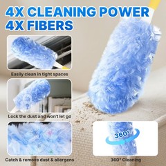 Duster Refill for Swiffer Duster, 20 Count Heavy 20 & 1 Handle (Blue)