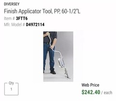 Diversey ProSpeed Finish Applicator 18″ Wax & Finish