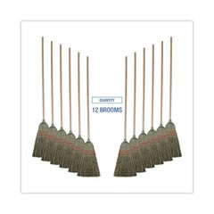 Boardwalk 920YCT 55″ Mixed Fiber Bristles Maid Broom – NAT (12/Carton) New