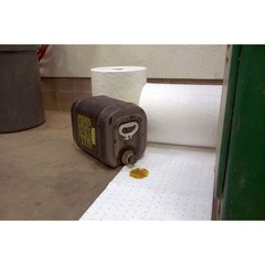 Spilfyter Z-97 Sorbent Roll, 58 Gal, 32 In X 150 Ft, Oil, White, Polypropylene