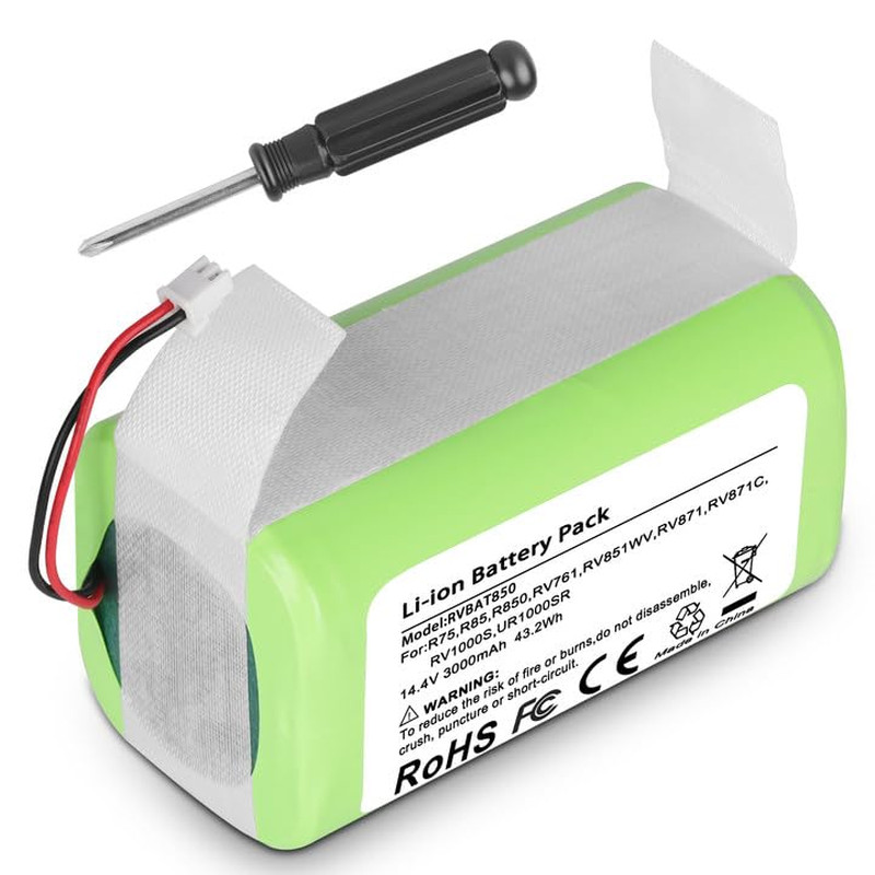 Kunlun Rvbat850 Ion Battery Replacement Battery For Shark Vacuum Rv1001Ae R75