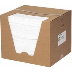 Spilltech Wpf100h-Bx Absorbent Pad, 15 In W X 19 In L, Absorbs 26.3 Gal. Per