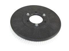 Scrubbing Brush – Hard Handle Floormatic 451 BS with 1 Plate – Poly 1.0 Smooth White