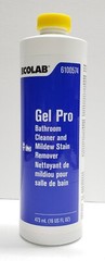 Ecolab Gel Pro **4 BOTTLES** Bathroom Cleaner Mildew Stain Remover 16oz 6100574