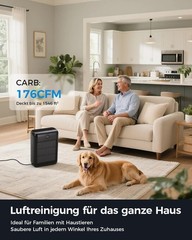Slevoo Air Purifier for Home Large Room, H13 True HEPA Filter Air Purifiers &…