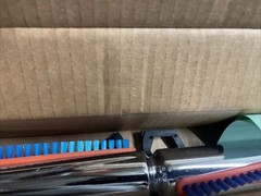 SANITAIRE #53271 16 INCH VIBRAGROOMER II BRUSH ROLL ASSEMBLY WITH RUBBER CAPS