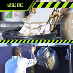 Aluf Plastics 20-30 Gal Black Heavy Duty Garbage Bags 1.5 Mil – 30X 36 – Pack