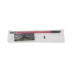 Boardwalk General-Duty Squeegee, 8″ Wide Blade, Black/Red, 21″ Handle
