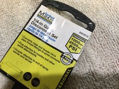 surface maxx 1/4 inch quick disconnect set new