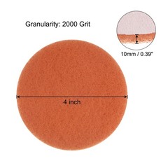 15pcs Drill Power Brush 4 Inch Tile Scrubber Scouring Pads 2000 Grit