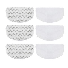 Jirmory 6 Pack Steam Mop Replacement Pads Compatible Bissell Powerfresh Steam